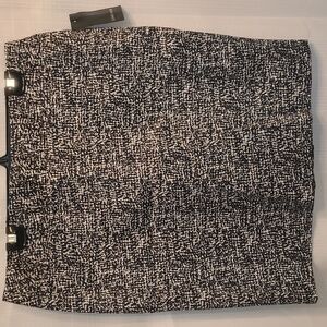 JONES WEAR Stretch Classic Black & White Pencil Skirt - Size 14 - NWT